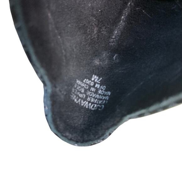 Circa Joan & David Black Snakeskin Wedge Sandals Size 7 - Picture 8 of 9